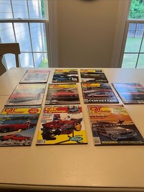 Vintage Car Exchange Magazine Lot - Yellow, Red, Black Covers